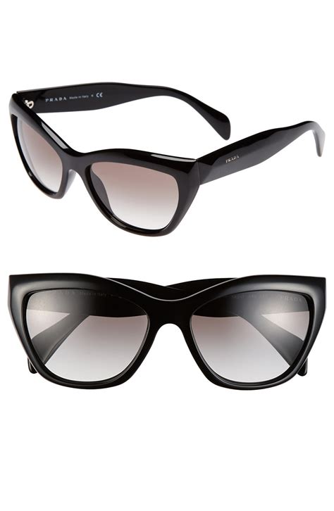 prada cat eye eyeglass frames|56mm cat eye sunglasses prada.